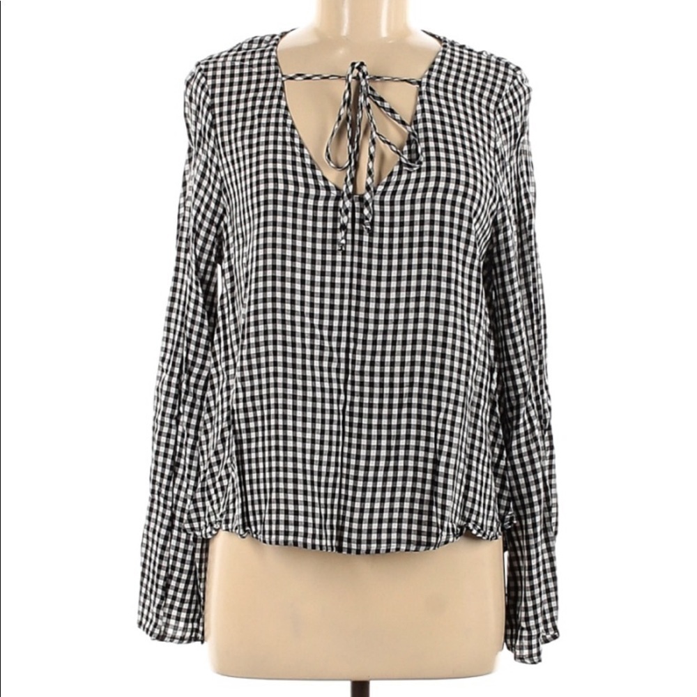 gingham top - Picture 2 of 4